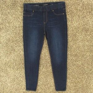 LIVERPOOL 12 (12/31) Corvus Dark Wash - The Denim Legging” Pull On Stretch Jeans